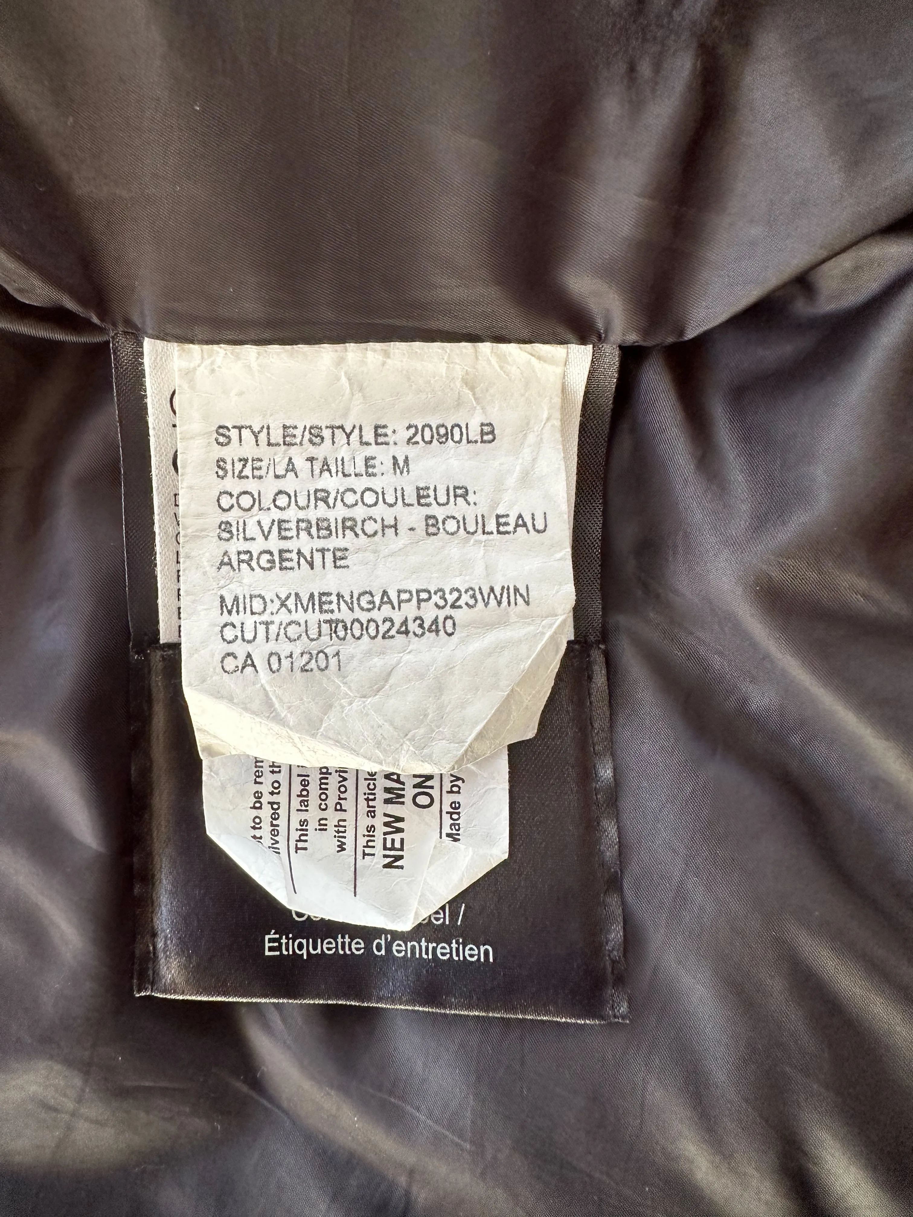 Canada Goose Silverbirch Lorette Black Label Women's Jacket