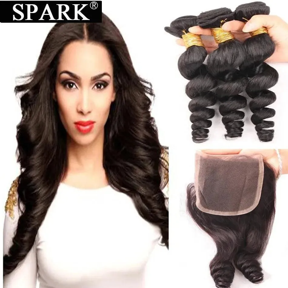 Spark Ombre Brazilian Loose Wave Hair Set: Vibrant Extensions for Stylish Look